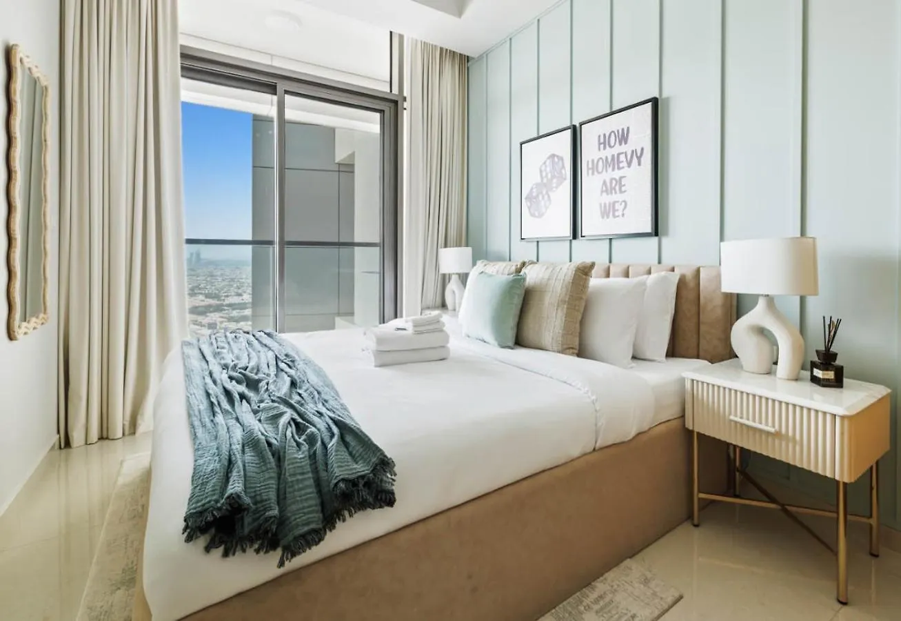Sky High 1Br In City View With 41St Floor Views Dubai Apartment